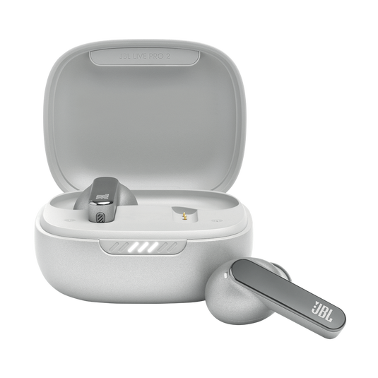 JBL Live Pro 2 TWS - Silver - True wireless Noise Cancelling earbuds - Hero image number null